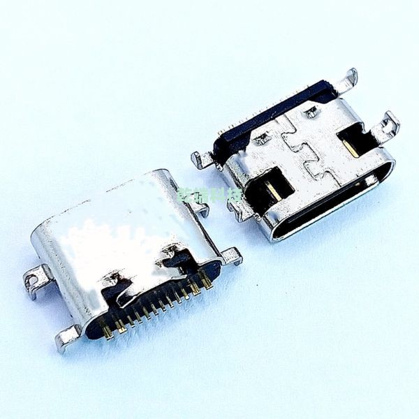 Typec CF 16PIN 沉板 1.0 PA9T黑色 L=6.5mm C7025