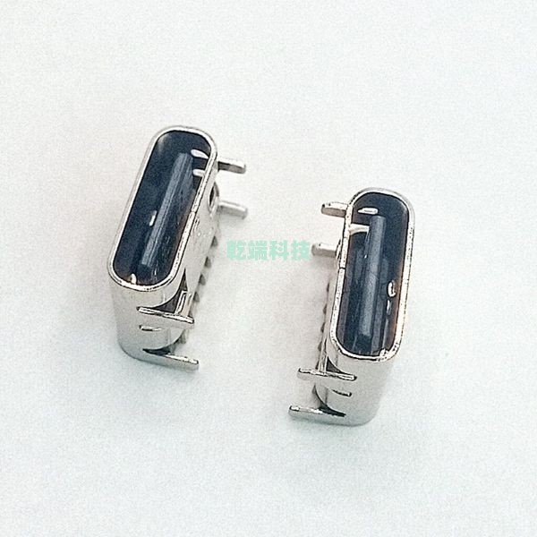 Typec CF 6PIN板上6.5mm &6.8mm四脚插板SMT