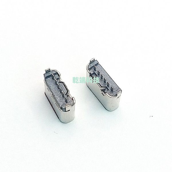 Typec CF 6PIN立式6.5mm&6.8mm 插板